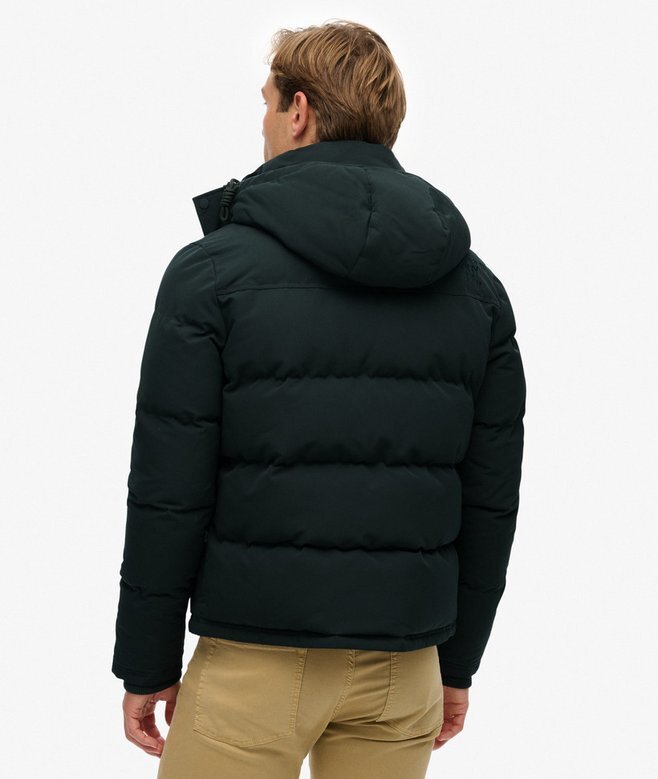 Everest kurze Hooded Puffer-Daunenjacke Everest kurze Hooded Puffer-Daunenjacke