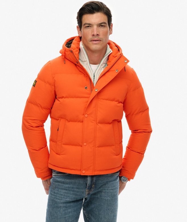 Everest kurze Hooded Puffer-Daunenjacke Everest kurze Hooded Puffer-Daunenjacke