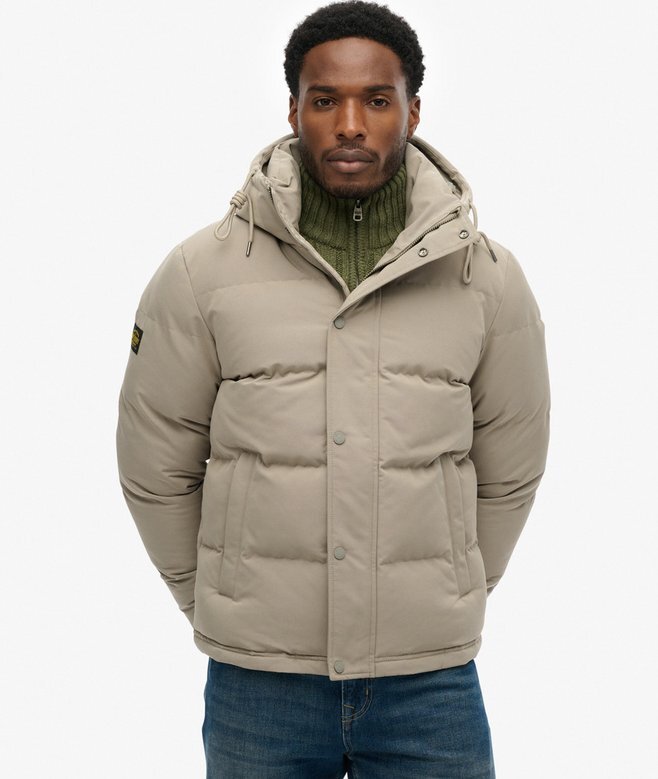 Everest kurze Hooded Puffer-Daunenjacke Everest kurze Hooded Puffer-Daunenjacke