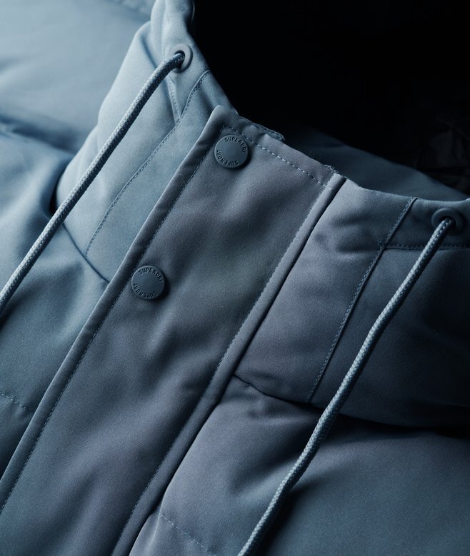 Everest kurze Hooded Puffer-Daunenjacke Everest kurze Hooded Puffer-Daunenjacke