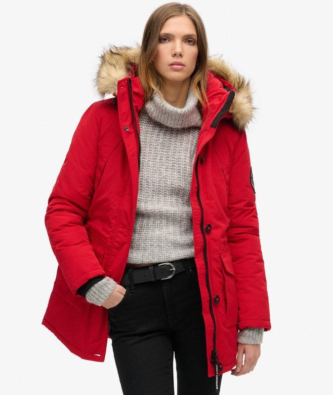 Everest Parka mit Hooded Kapuze aus Kunstfell Everest Parka mit Hooded Kapuze aus Kunstfell