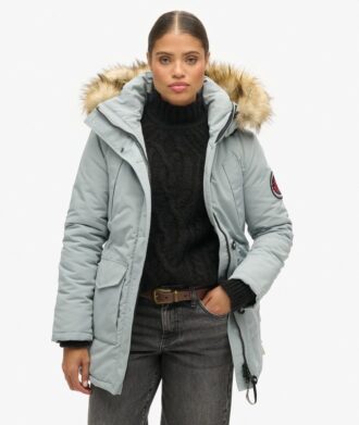 Everest Parka mit Hooded Kapuze aus Kunstfell