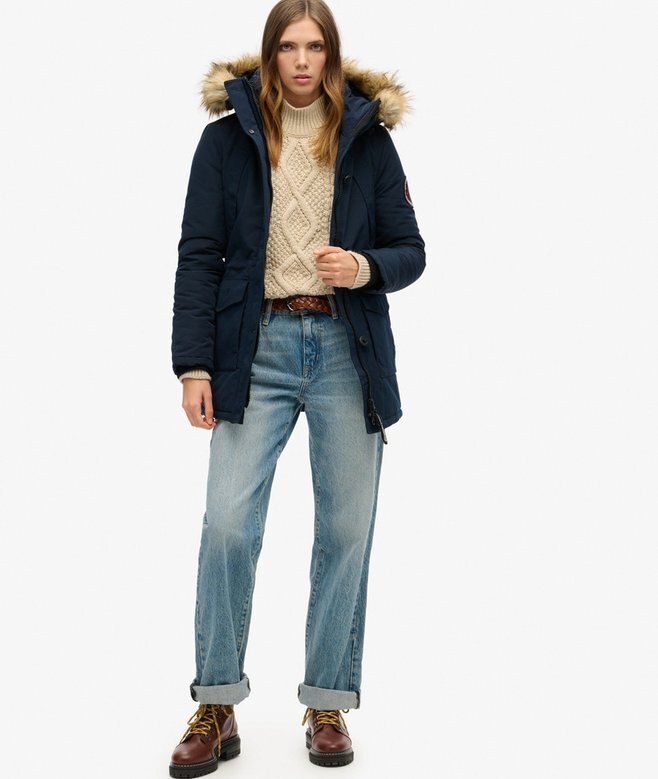 Everest Parka mit Hooded Kapuze aus Kunstfell Everest Parka mit Hooded Kapuze aus Kunstfell