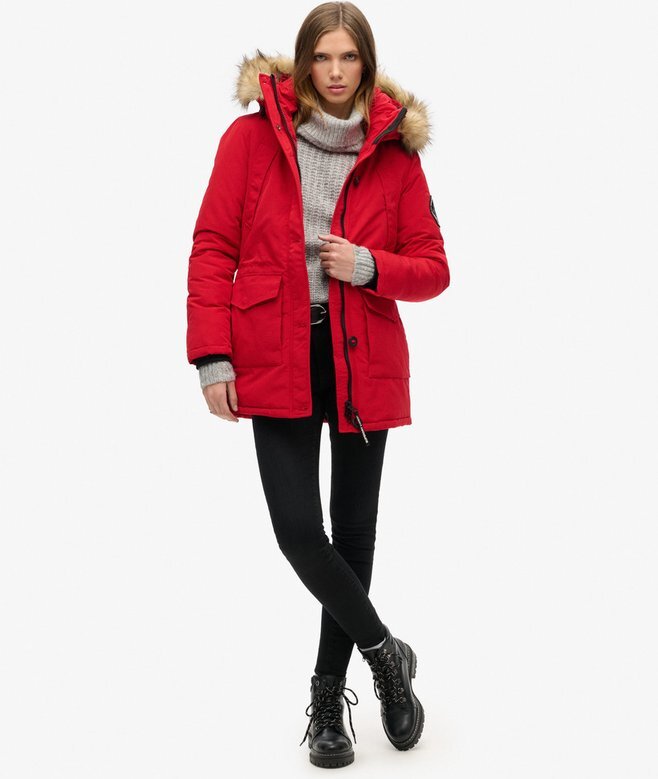 Everest Parka mit Hooded Kapuze aus Kunstfell Everest Parka mit Hooded Kapuze aus Kunstfell