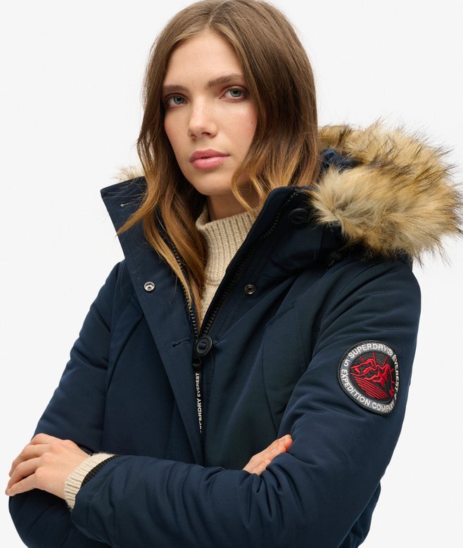 Everest Parka mit Hooded Kapuze aus Kunstfell Everest Parka mit Hooded Kapuze aus Kunstfell