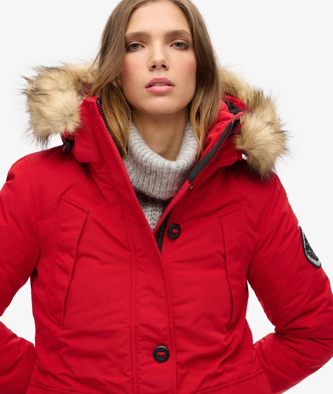 Everest Parka mit Hooded Kapuze aus Kunstfell Everest Parka mit Hooded Kapuze aus Kunstfell