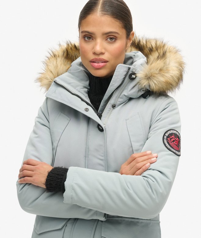 Everest Parka mit Hooded Kapuze aus Kunstfell Everest Parka mit Hooded Kapuze aus Kunstfell