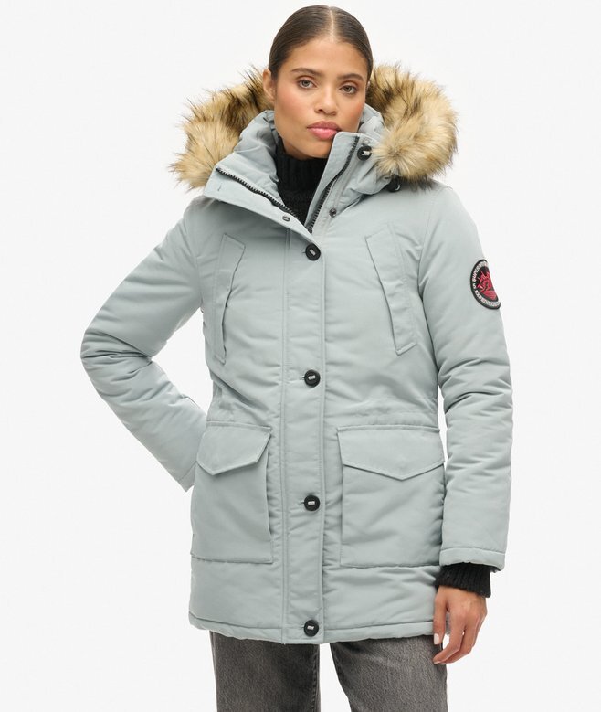 Everest Parka mit Hooded Kapuze aus Kunstfell Everest Parka mit Hooded Kapuze aus Kunstfell