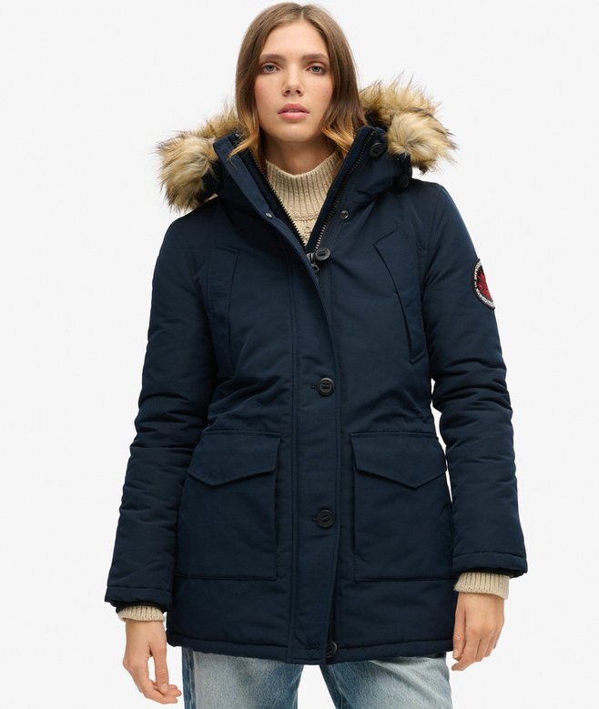 Everest Parka mit Hooded Kapuze aus Kunstfell Everest Parka mit Hooded Kapuze aus Kunstfell
