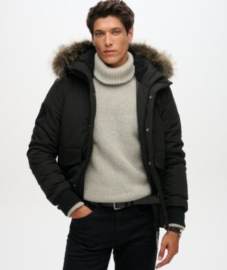 Everest Puffer Bomberjacke mit Kapuze