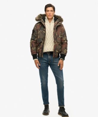 Everest Puffer Bomberjacke mit Kapuze