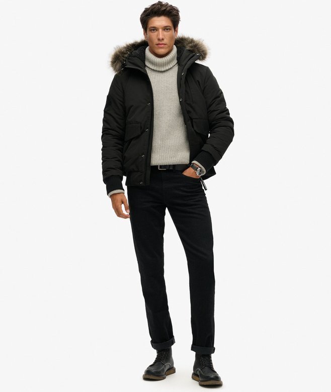 Everest Puffer Bomberjacke mit Kapuze Everest Puffer Bomberjacke mit Kapuze