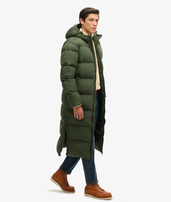 Extra langer Puffer-Mantel Extra langer Puffer-Mantel