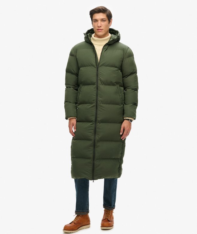 Extra langer Puffer-Mantel Extra langer Puffer-Mantel