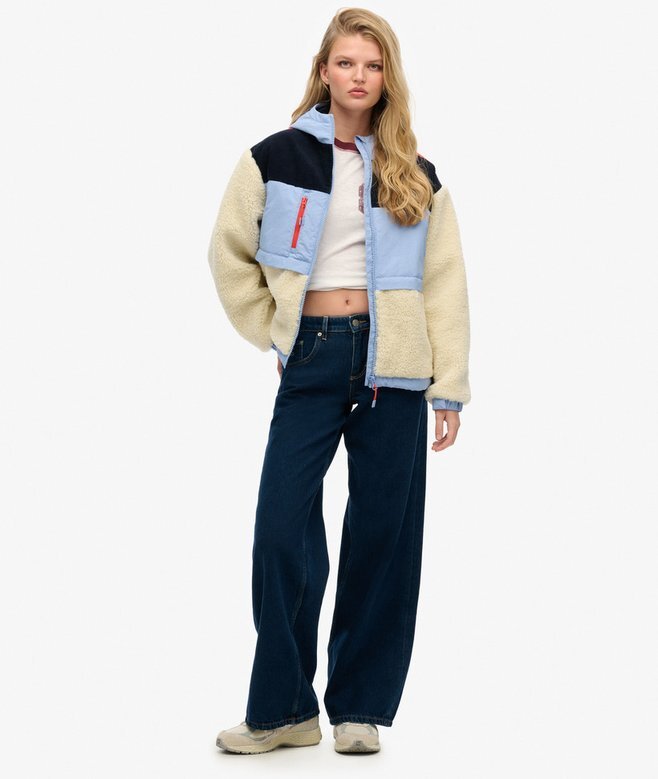 Fleecejacke mit Kapuze Fleecejacke mit Kapuze