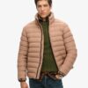 Fuji bestickte Steppjacke Fuji bestickte Steppjacke