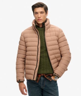 Fuji bestickte Steppjacke