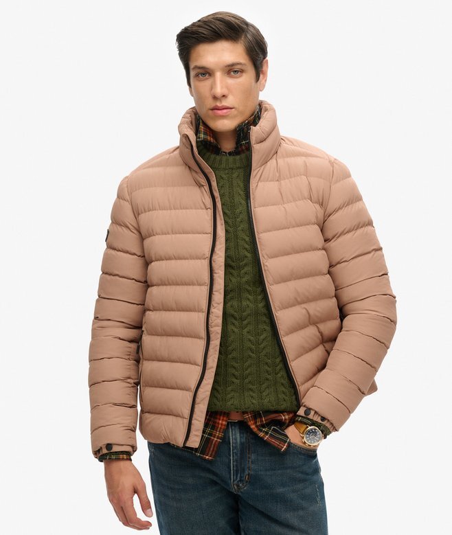 Fuji bestickte Steppjacke Fuji bestickte Steppjacke