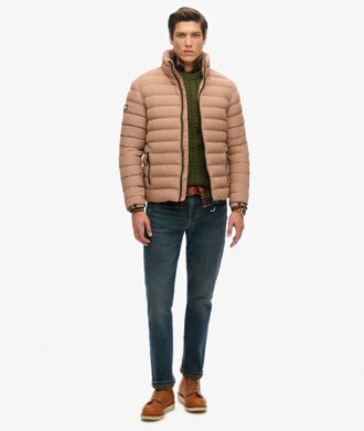 Fuji bestickte Steppjacke