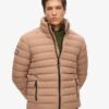 Fuji bestickte Steppjacke Fuji bestickte Steppjacke