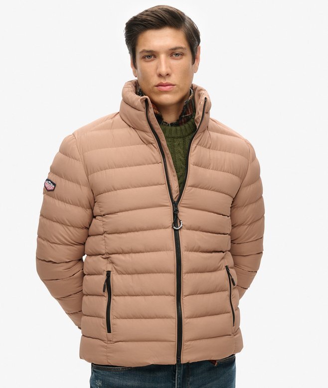 Fuji bestickte Steppjacke Fuji bestickte Steppjacke