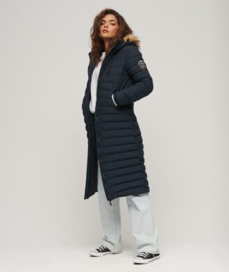 Fuji Hooded Longline Puffer-Mantel