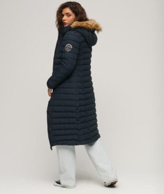 Fuji Hooded Longline Puffer-Mantel