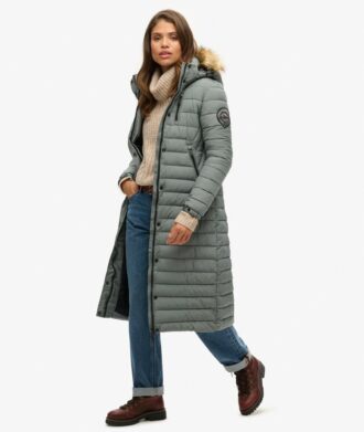 Fuji Hooded Longline Puffer-Mantel