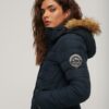 Fuji Hooded Longline Puffer-Mantel