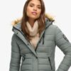 Fuji Hooded Longline Puffer-Mantel
