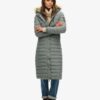 Fuji Hooded Longline Puffer-Mantel