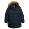 Fuji Mid-Length-Puffer-Mäntel mit Kapuze