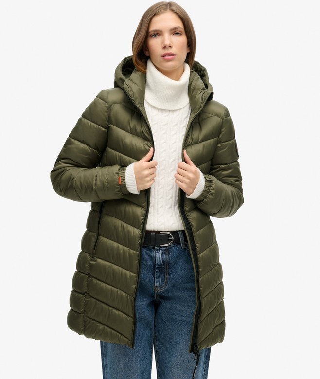 Fuji Mid Padded Coat mit Hooded Kapuze Fuji Mid Padded Coat mit Hooded Kapuze
