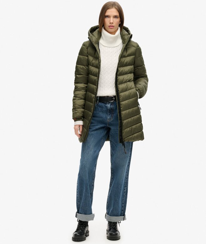 Fuji Mid Padded Coat mit Hooded Kapuze Fuji Mid Padded Coat mit Hooded Kapuze