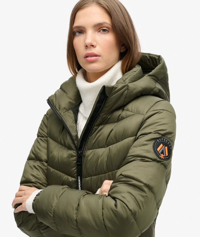 Fuji Mid Padded Coat mit Hooded Kapuze Fuji Mid Padded Coat mit Hooded Kapuze