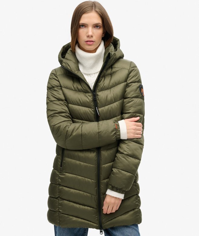 Fuji Mid Padded Coat mit Hooded Kapuze Fuji Mid Padded Coat mit Hooded Kapuze
