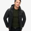 Fuji Sport-Wattjacke mit Kapuze