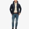 Fuji Sport-Wattjacke mit Kapuze
