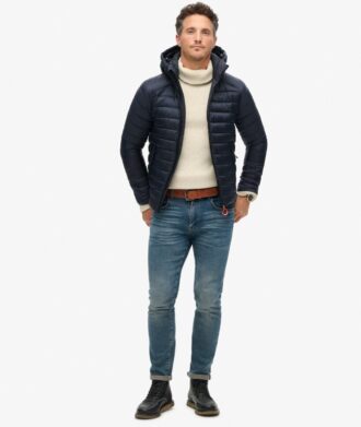 Fuji Sport-Wattjacke mit Kapuze