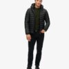 Fuji Sport-Wattjacke mit Kapuze