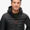 Fuji Sport-Wattjacke mit Kapuze
