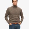 Gebürsteter Rollkragenpullover Gebürsteter Rollkragenpullover