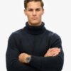Gebürsteter Rollkragenpullover Gebürsteter Rollkragenpullover