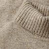Gebürsteter Rollkragenpullover Gebürsteter Rollkragenpullover