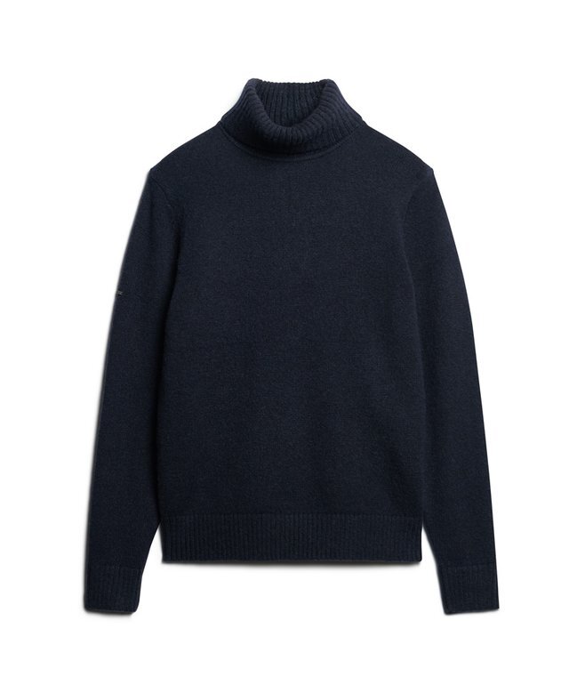 Gebürsteter Rollkragenpullover Gebürsteter Rollkragenpullover