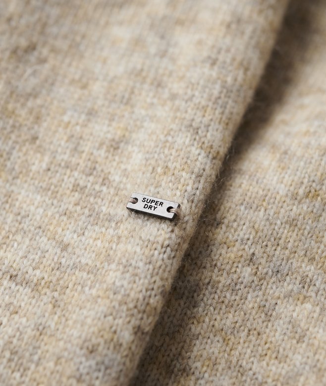 Gebürsteter Rollkragenpullover Gebürsteter Rollkragenpullover