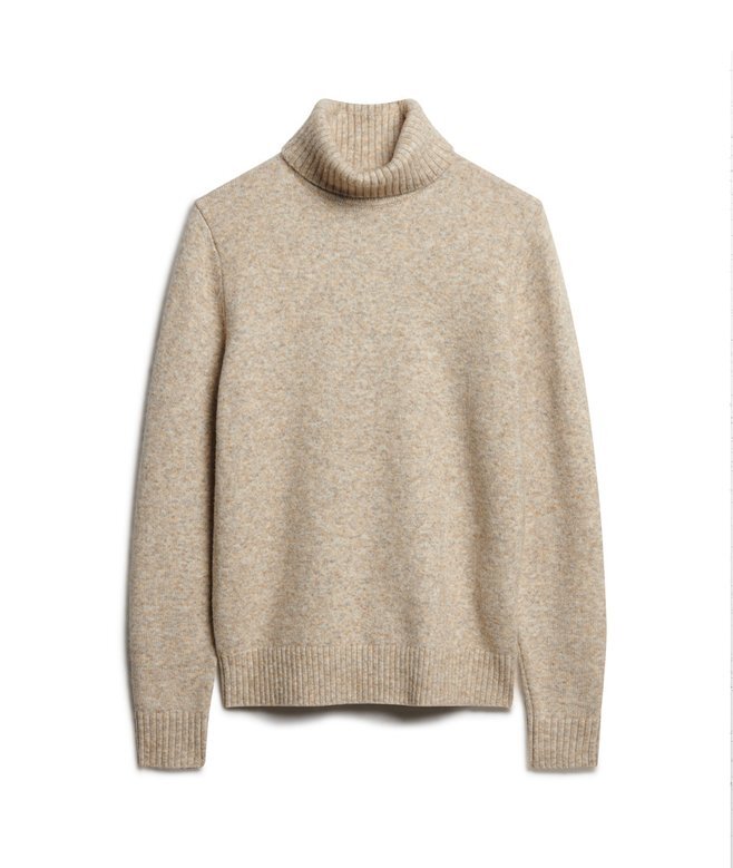 Gebürsteter Rollkragenpullover Gebürsteter Rollkragenpullover