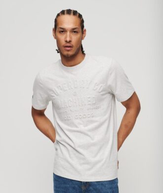 Geprägtes Workwear-T-Shirt mit Grafik