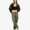 Gerafftes Mesh-Crop-Korsett-Oberteil