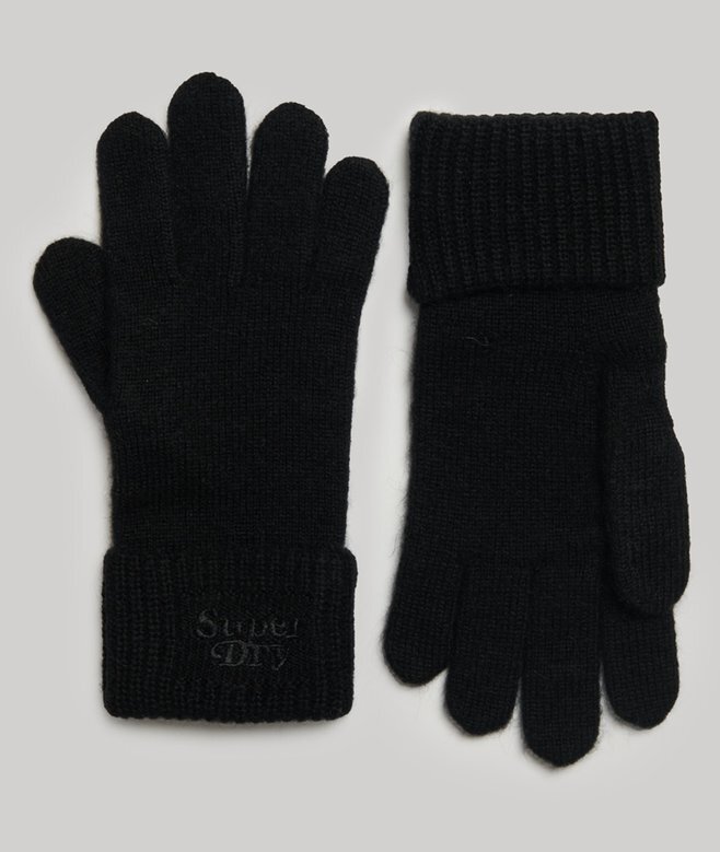 Gerippte Strickhandschuhe Gerippte Strickhandschuhe